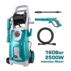 Πλυστικό μηχάνημα νερού TOTAL TGT11246 2500W με δοχείο σαπουνιού & ανέμη λάστιχου πιέσεως