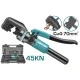 Υδραυλική πρέσα ακροδεκτών TOTAL THCT070 Cu 4-70mm2 με 45 ΚΝ δύναμη πρεσαρίσματος