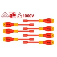 Σετ κατσαβίδια καρυδάκια TOTAL THKISD0701 1000V VDE με μόνωση 7 τεμάχια