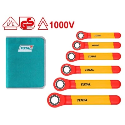 Σετ πολύγωνα ίσια καστάνιας TOTAL THKISPA0603 1000V VDE 6 τεμάχια