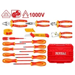 Κασετίνα εργαλείων χειρός TOTAL THKITH1601 1000V VDE 16 τεμάχια