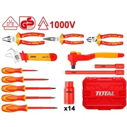 Κασετίνα εργαλείων χειρός TOTAL THKITH2601 1000V VDE με μόνωση 26 τεμάχια