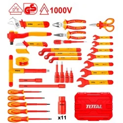 Κασετίνα εργαλείων χειρός με μόνωση TOTAL THKITH4101 1000V VDE 41 τεμάχια