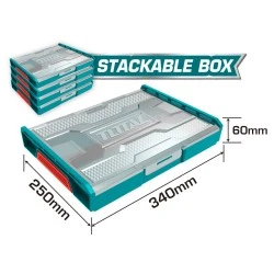 Ταμπακιέρα πλαστική TOTAL THKTV02 340x250x60mm