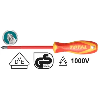 Κατσαβίδι μαγνητικό σταυρού TOTAL THTISPZ2100 1000V PZ2 X 100