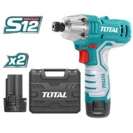 Παλμικό κατσαβίδι μπαταρίας λιθίου TOTAL 12V TIRLI1201