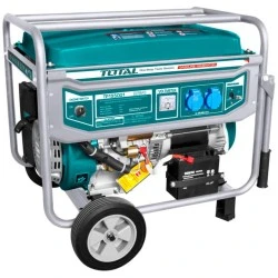 Ηλεκτρογεννήτρια βενζίνης TOTAL TP155001 5000W 230V 50Hz 95dB με δοχείο καυσίμου 25Lit