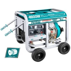 Ηλεκτρογεννήτρια TOTAL DIESEL TP446001 4600W 50-180A μονοφασική με ηλεκτροσυγκόλληση