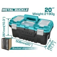 Εργαλειοθήκη πλαστική TOTAL TPBX0202 508x296x261mm 20