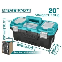 Εργαλειοθήκη πλαστική TOTAL TPBX0202 508x296x261mm 20 Εργαλειοθήκη πλαστική TOTAL TPBX0202 508x296x261mm 20