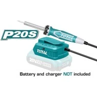 Κολλητήρι TOTAL TSILI2001 μπαταρίας λιθίου 40W 20V με χρόνο προθέρμανσης 3-5min