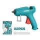 Πιστόλι θερμοκόλλας TOTAL TT101116 100W 230V 50Hz με χρόνο προθέρμανσης κόλλας 3-5min