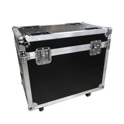 Επαγγελματικό Flight Case κινούμενης ρομποτικής κεφαλής WASH CREE LED 360W 230V 12°-75° DMX512 RGBW 