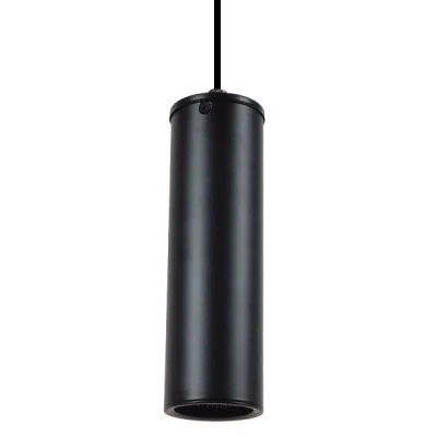 Μοντέρνο κρεμαστό φωτιστικό CANNON Spot Gu10 AC 220-240V μονόφωτο μεταλλικό σε μαύρο χρώμα