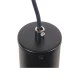Μοντέρνο κρεμαστό φωτιστικό CANNON Spot Gu10 AC 220-240V μονόφωτο μεταλλικό σε μαύρο χρώμα