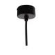 Μοντέρνο κρεμαστό φωτιστικό CANNON Spot Gu10 AC 220-240V μονόφωτο μεταλλικό σε μαύρο χρώμα