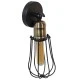 Απλίκα τοίχου vintage kelvo® CATEL για λάμπα E27 1xE27 AC 220-240V IP20 μαύρο & χρυσό 12x15x32cm 01056 Απλίκα τοίχου vintage kelvo® CATEL για λάμπα E27 1xE27 AC 220-240V IP20 μαύρο & χρυσό 12x15x32cm 01056