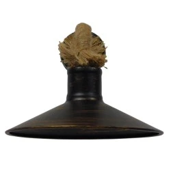 Boho φωτιστικό τοίχου - απλίκα kelvo® VINSA με ντουί E27 1xE27 AC 220-240V IP20 χάλκινο & μπεζ 50x27x25cm