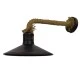 Boho φωτιστικό τοίχου - απλίκα kelvo® VINSA με ντουί E27 1xE27 AC 220-240V IP20 χάλκινο & μπεζ 50x27x25cm