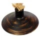 Boho φωτιστικό τοίχου - απλίκα kelvo® VINSA με ντουί E27 1xE27 AC 220-240V IP20 χάλκινο & μπεζ 50x27x25cm