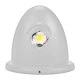 Μοντέρνα επιτοίχια απλίκα LED GLOBOSTAR® THIRD 10W 1400lm IP65 θερμό λευκό 2700K λευκό ματ 15.1 x 9.3 x 14.5cm 93070