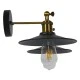 Vintage επιτοίχια απλίκα kelvo® MINIMALL με 2 ντουί E27 AC 220-240V IP20 μαύρο & χρυσό 30x60x18cm 01069 Vintage επιτοίχια απλίκα kelvo® MINIMALL με 2 ντουί E27 AC 220-240V IP20 μαύρο & χρυσό 30x60x18cm 01069