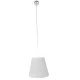 GloboStar® PLAYROOM 01562 Vintage Κρεμαστό Φωτιστικό Οροφής Μονόφωτο 1 x E27 Λευκό Ξύλινο Ψάθινο Rattan Φ32 x Υ27cm