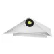 Μοντέρνη επιτοίχια απλίκα LED kelvo® STEALTH 10W 1200lm 60° AC 220-240V IP65 ψυχρό λευκό 6000K Bridgelux COB chip λευκό ματ 17x7.5x17cm