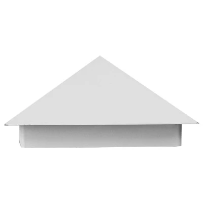 Μοντέρνη επιτοίχια απλίκα LED kelvo® STEALTH 10W 1200lm 60° AC 220-240V IP65 ψυχρό λευκό 6000K Bridgelux COB chip λευκό ματ 17x7.5x17cm
