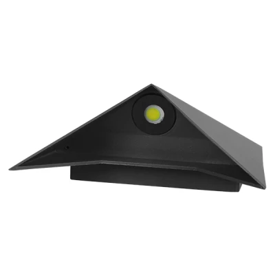 Μοντέρνο φωτιστικό τοίχου LED kelvo® STEALTH 10W 1200lm 60° AC 220-240V IP65 ψυχρό λευκό 6000K γκρι ανθρακί ματ 17x7.5x17cm