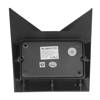 Μοντέρνο φωτιστικό τοίχου LED kelvo® STEALTH 10W 1200lm 60° AC 220-240V IP65 ψυχρό λευκό 6000K γκρι ανθρακί ματ 17x7.5x17cm