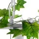 GloboStar® NEST 01647 Vintage Κρεμαστό Φωτιστικό Φιγούρα Τρίφωτο 3 x E27 IP20 Λευκό Μέταλλο με Πράσινο Πλαστικό - Μ85.5 x Π37.5 x Y38cm