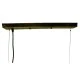 GloboStar® CANAL 01669 Vintage Industrial Κρεμαστό Φωτιστικό Οροφής Πολύφωτο 5 x E27 Μπρούτζινο Μεταλλικό Ράγα Μ92 x Π5 x Y8cm