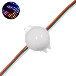 LED Magic Digital Στρογγυλό Module Φ3cm RGBW 0.72W 12 Volt SET 20 pcs