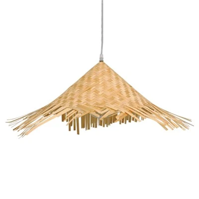 Boho κρεμαστό φωτιστικό RICEHAT μονόφωτο μπέζ ξύλινο ψάθινο Rattan Φ70 1 x E27 AC 220-240V Boho κρεμαστό φωτιστικό RICEHAT μονόφωτο μπέζ ξύλινο ψάθινο Rattan Φ70 1 x E27 AC 220-240V