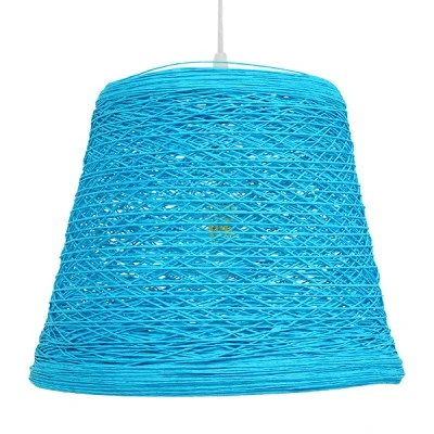Boho κρεμαστό φωτιστικό PLAYROOM μονόφωτο θαλασσί ξύλινο ψάθινο Rattan Φ32 1 x E27 AC 220-240V Boho κρεμαστό φωτιστικό PLAYROOM μονόφωτο θαλασσί ξύλινο ψάθινο Rattan Φ32 1 x E27 AC 220-240V