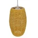 Boho Κρεμαστό Φωτιστικό INCASS Μονόφωτο Καφέ Ξύλινο Bamboo Φ15 1 x E27 AC 220-240V Boho Κρεμαστό Φωτιστικό INCASS Μονόφωτο Καφέ Ξύλινο Bamboo Φ15 1 x E27 AC 220-240V