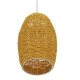 Boho Κρεμαστό Φωτιστικό INCASS Μονόφωτο Καφέ Ξύλινο Bamboo Φ15 1 x E27 AC 220-240V Boho Κρεμαστό Φωτιστικό INCASS Μονόφωτο Καφέ Ξύλινο Bamboo Φ15 1 x E27 AC 220-240V
