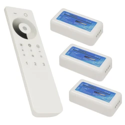 Σετ Ασύρματο RF 2.4G LED Dimmer Αφής 12-24 Volt για Τρία Groups Σετ Ασύρματο RF 2.4G LED Dimmer Αφής 12-24 Volt για Τρία Groups