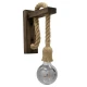 Boho φωτιστικό τοίχου - απλίκα kelvo® KENSI με ντουί E27 1xE27 AC 220-240V IP20 καφέ & μπεζ 7x19x28cm 00883 Boho φωτιστικό τοίχου - απλίκα kelvo® KENSI με ντουί E27 1xE27 AC 220-240V IP20 καφέ & μπεζ 7x19x28cm 00883