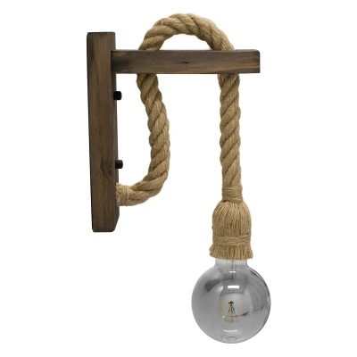 Boho φωτιστικό τοίχου - απλίκα kelvo® KENSI με ντουί E27 1xE27 AC 220-240V IP20 καφέ & μπεζ 7x19x28cm 00883 Boho φωτιστικό τοίχου - απλίκα kelvo® KENSI με ντουί E27 1xE27 AC 220-240V IP20 καφέ & μπεζ 7x19x28cm 00883