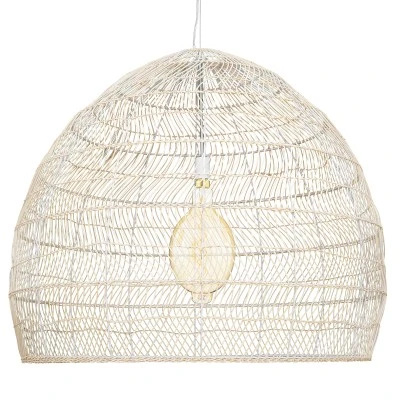 Boho κρεμαστό φωτιστικό MALIBU μονόφωτο μπεζ ξύλινο Bamboo Φ97xY86cm 1 x E27 AC 220-240V Boho κρεμαστό φωτιστικό MALIBU μονόφωτο μπεζ ξύλινο Bamboo Φ97xY86cm 1 x E27 AC 220-240V