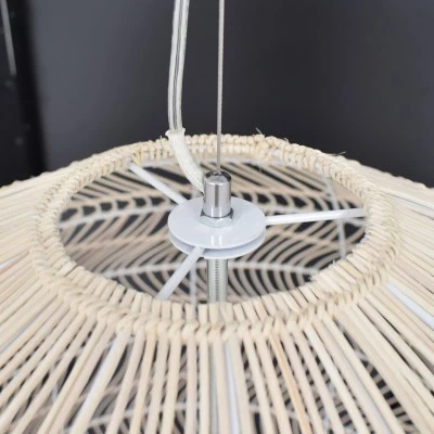 Boho κρεμαστό φωτιστικό MALIBU μονόφωτο μπεζ ξύλινο Bamboo Φ97xY86cm 1 x E27 AC 220-240V Boho κρεμαστό φωτιστικό MALIBU μονόφωτο μπεζ ξύλινο Bamboo Φ97xY86cm 1 x E27 AC 220-240V