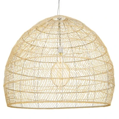Boho κρεμαστό φωτιστικό MALIBU μονόφωτο μπεζ ξύλινο Bamboo Φ97 x Y86cm 1 x E27 AC 220-240V Boho κρεμαστό φωτιστικό MALIBU μονόφωτο μπεζ ξύλινο Bamboo Φ97 x Y86cm 1 x E27 AC 220-240V
