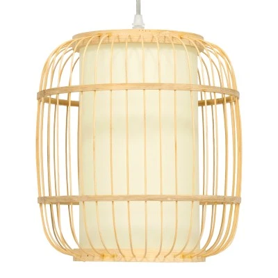 Boho κρεμαστό φωτιστικό HIBISCUS μονόφωτο μπεζ ξύλινο Bamboo Φ26xY32cm 1 x E27 AC 220-240V Boho κρεμαστό φωτιστικό HIBISCUS μονόφωτο μπεζ ξύλινο Bamboo Φ26xY32cm 1 x E27 AC 220-240V