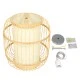 Boho κρεμαστό φωτιστικό HIBISCUS μονόφωτο μπεζ ξύλινο Bamboo Φ26xY32cm 1 x E27 AC 220-240V Boho κρεμαστό φωτιστικό HIBISCUS μονόφωτο μπεζ ξύλινο Bamboo Φ26xY32cm 1 x E27 AC 220-240V