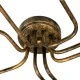 Μοντέρνο φωτιστικό οροφής LIBERTA πολύφωτο 8xE27 μέταλλο χάλκινο σκουριά χωρίς λαμπτήρες Μ102xΠ72xΥ10.5cm Μοντέρνο φωτιστικό οροφής LIBERTA πολύφωτο 8xE27 μέταλλο χάλκινο σκουριά χωρίς λαμπτήρες Μ102xΠ72xΥ10.5cm