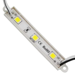 LED Modules SMD 5050 0.8W 80lm DC 12V αδιάβροχο IP66 σε ψυχρό λευκό φως 6000K σε συσκευασία 20 τεμαχίων