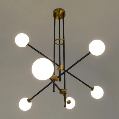 Μοντέρνο φωτιστικό οροφής VELVET πολύφωτο G9 AC 220-240V μαύρο χρυσό μεταλλικό Φ80