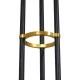 Μοντέρνο φωτιστικό οροφής VELVET πολύφωτο G9 AC 220-240V μαύρο χρυσό μεταλλικό Φ80